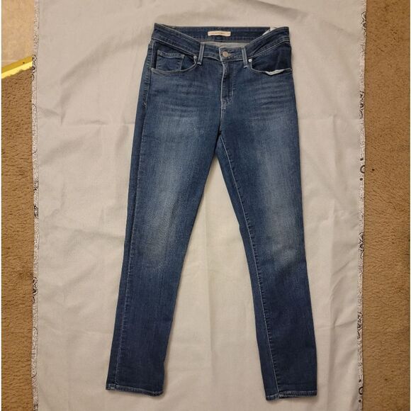 🆕️👖Levi's Classic Midrise Skinny Medium Wash Jeans, Sz 10 - Picture 4 of 7